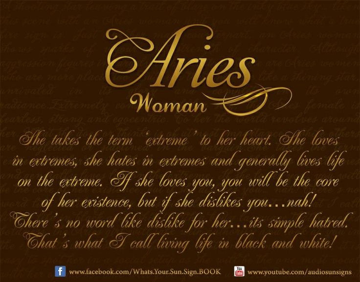 How do you handle an aries woman?