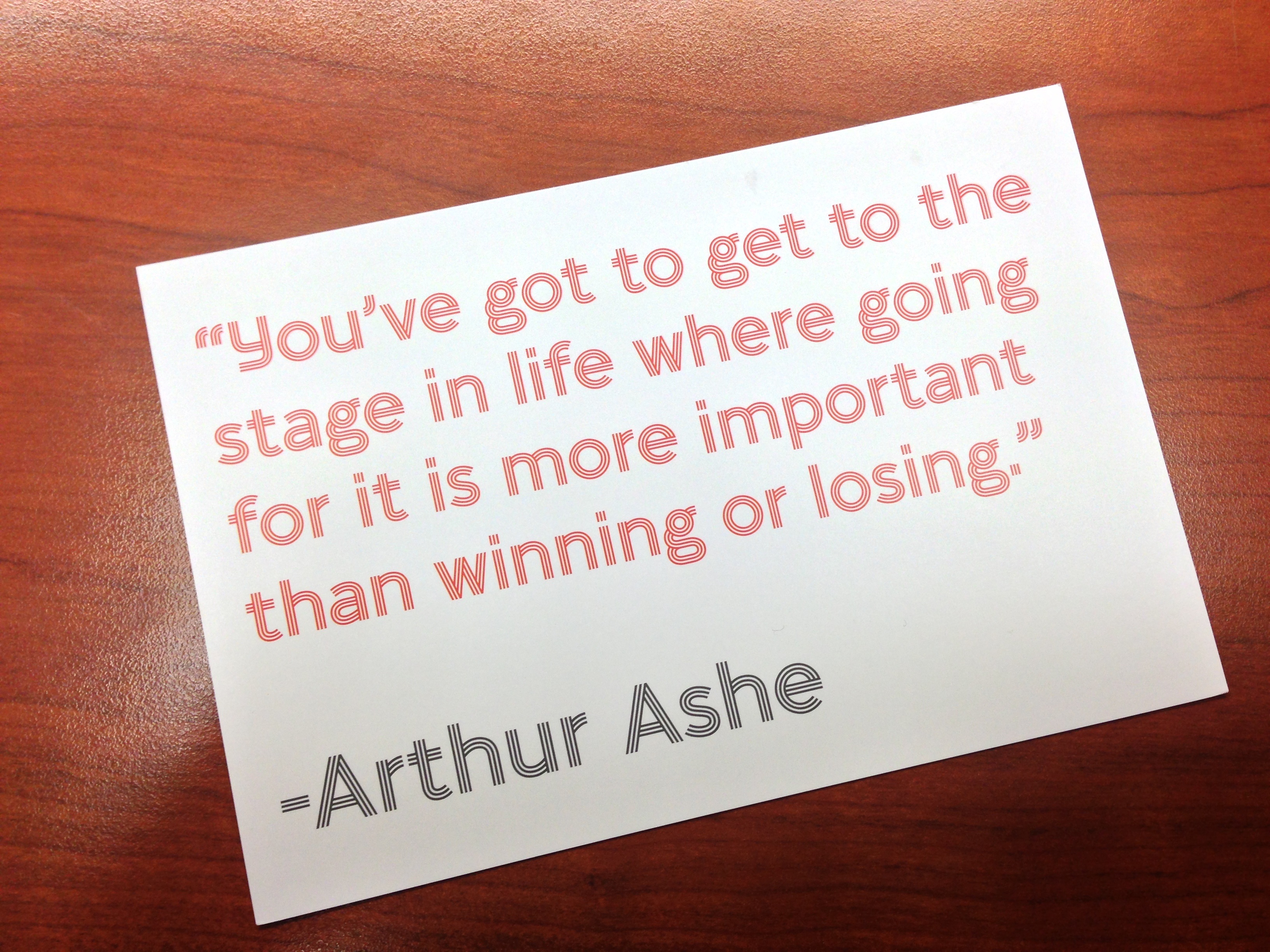 arthur ashe quotes true heroism