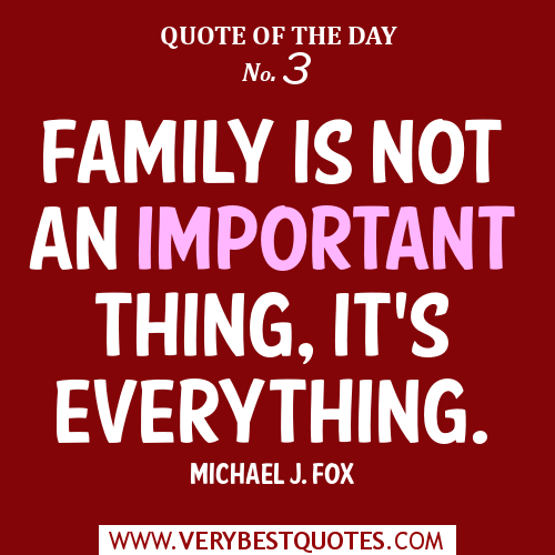 Importance Of Family Quotes. QuotesGram