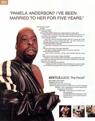 Beetlejuice Howard Stern Quotes Quotesgram