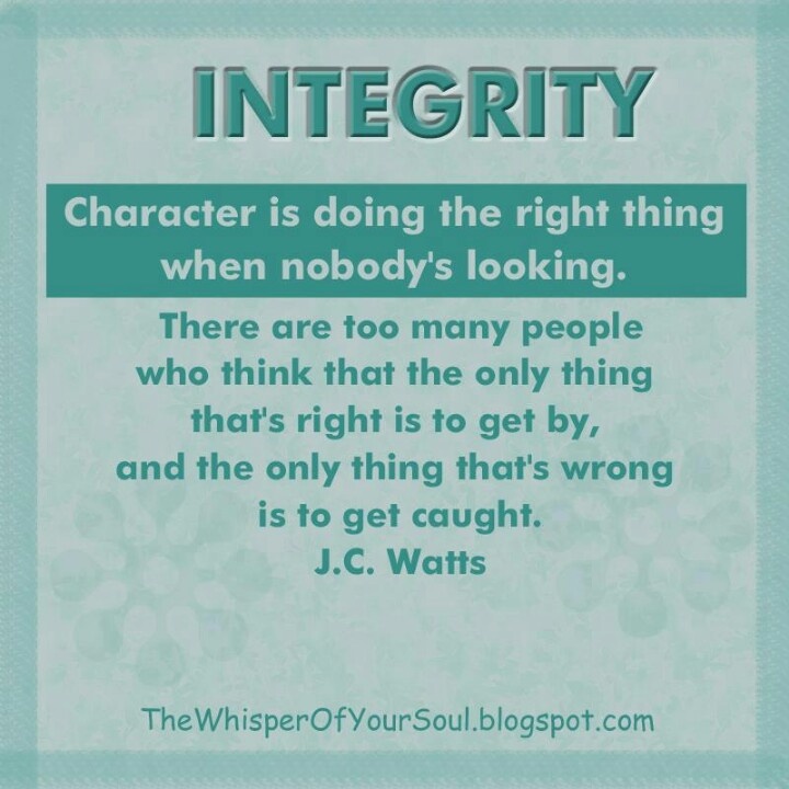 Integrity Quotes And Sayings. QuotesGram