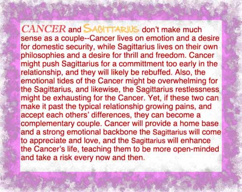 Cancer love sign compatibility zodiac Cancer Compatibility
