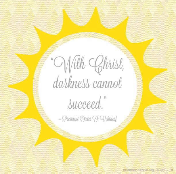 Shine Your Light So Bright! 26 April 2024 LDS Daily