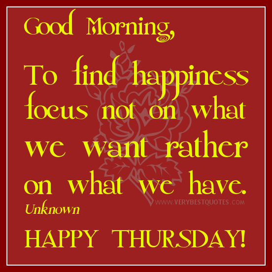 Good Morning Thursday Quotes. QuotesGram