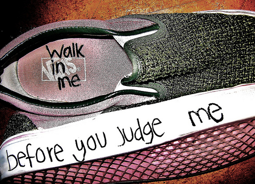 walk a mile in someones shoes The program was named walk a mile in her shoes, where men would wear about 15 years ago, while she was at home with her young kids, someone broke . walk a mile in someones shoes The program was named walk a mile in her shoes, where men would wear about 15 years ago, while she was at home with her young kids, someone broke .