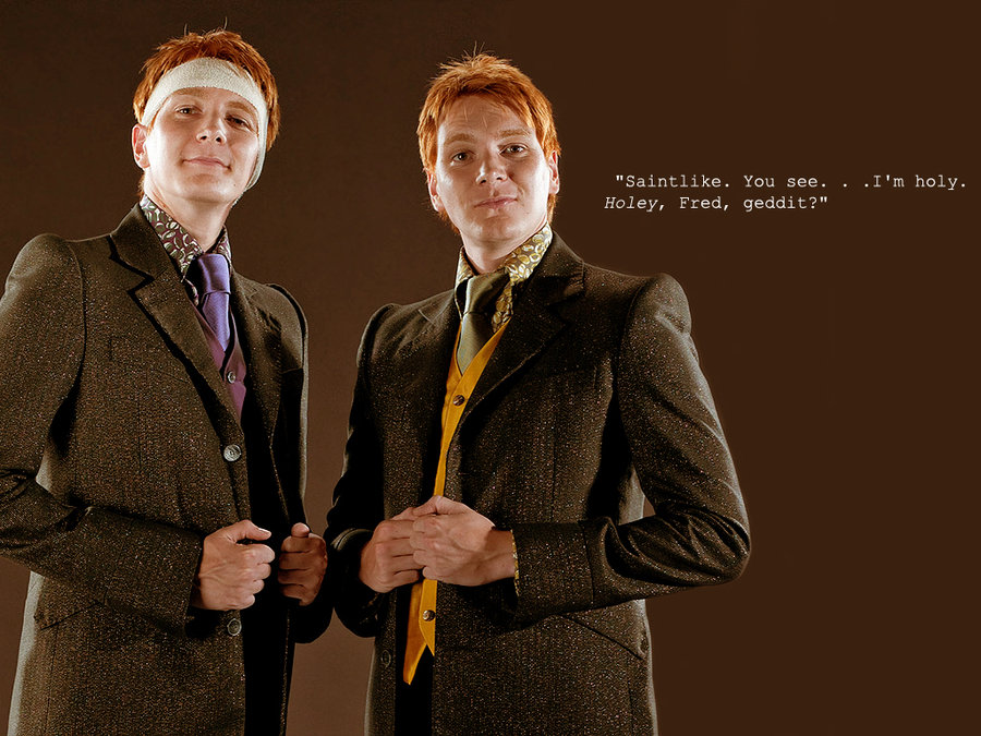 Fred And George Harry Potter Quotes Wallpaper.