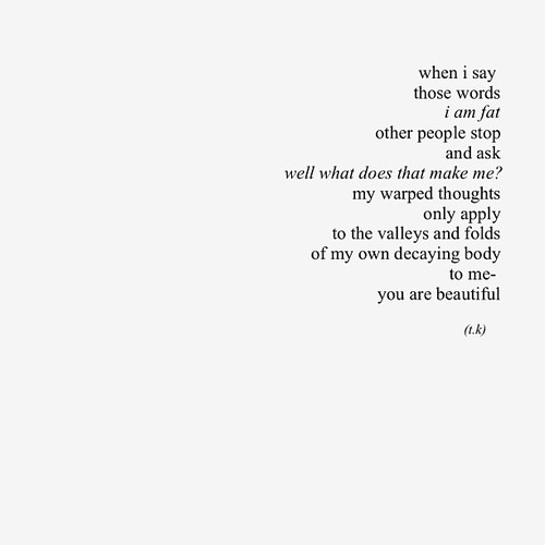 Eating Disorder Poems And Quotes. QuotesGram