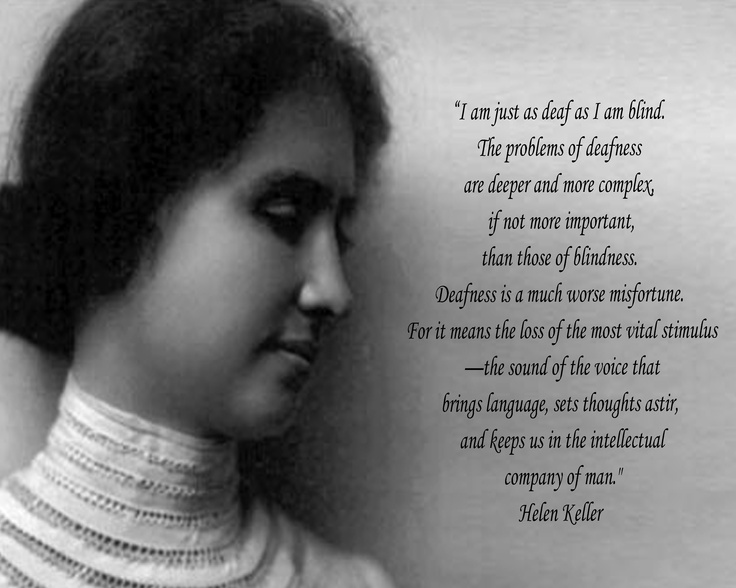 Helen Keller Deaf Quotes. QuotesGram