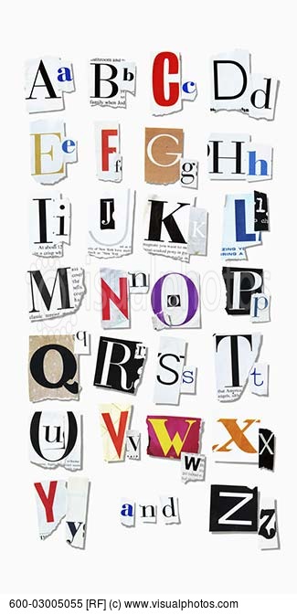 Magazine Letters Cut Out Quotes Quotesgram