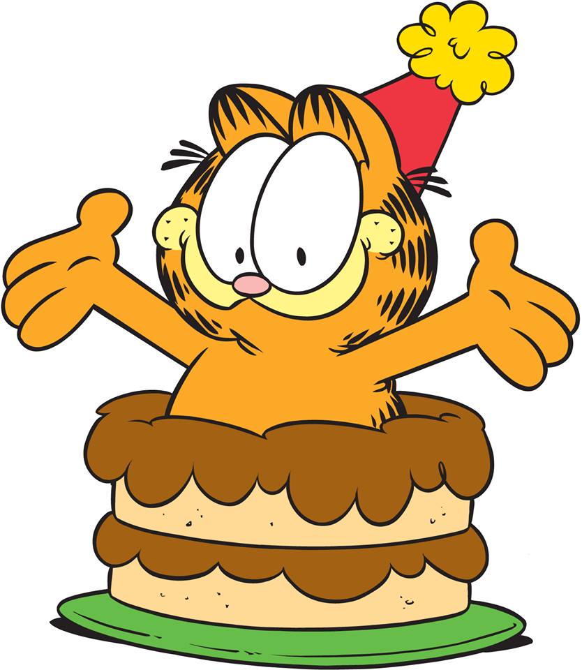 Garfield happy birthday images