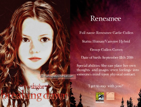 Quotes About Twilight Renesmee Quotesgram