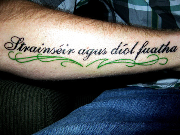 Irish Quotes About Life Tattoos. QuotesGram