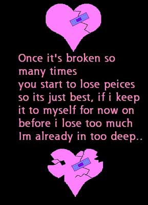 Deep Broken Heart Quotes. QuotesGram