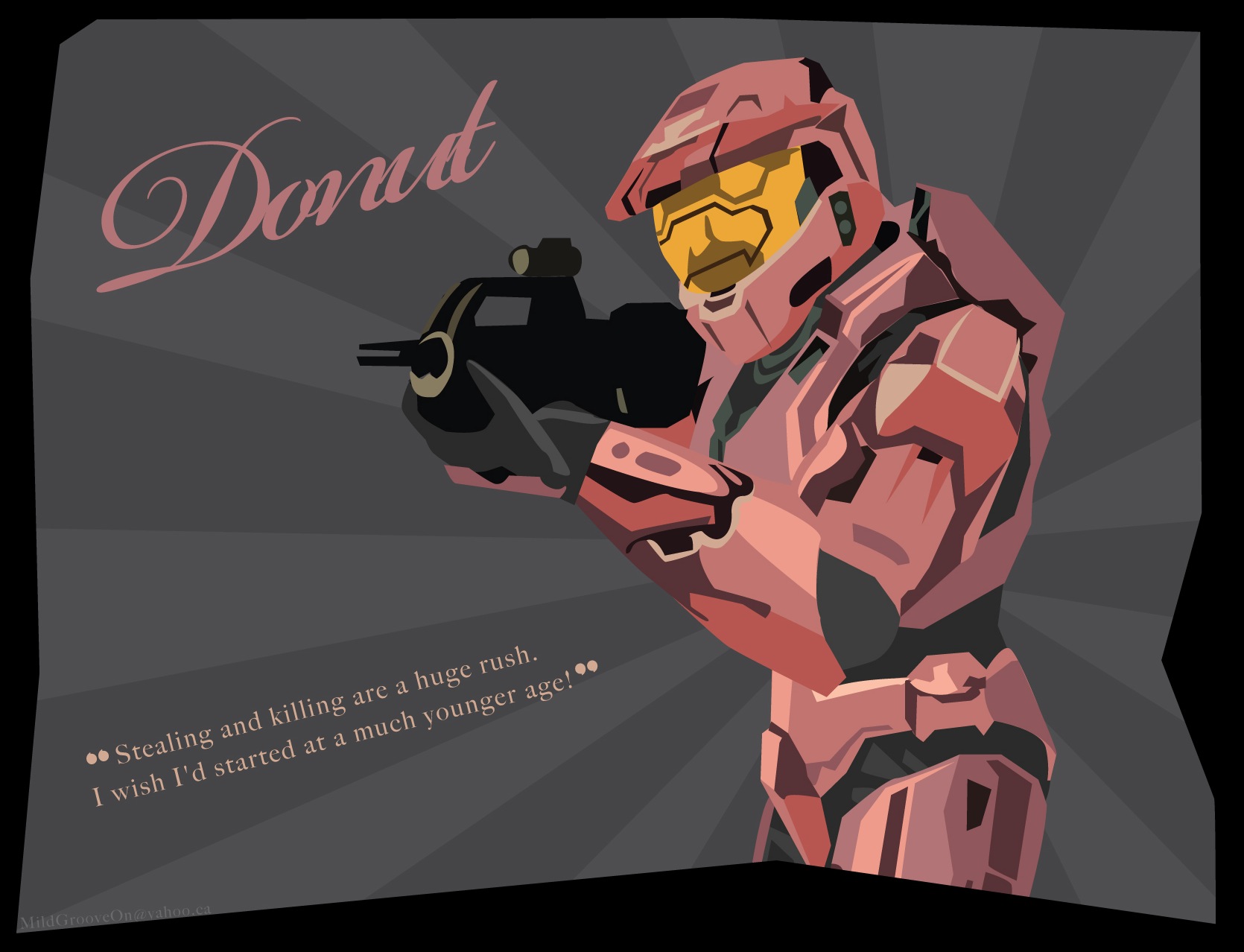 Red Vs Blue Donut Quotes.
