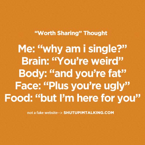 Im Fat And Ugly Quotes.