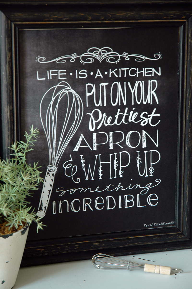 Kitchen Printable Quotes QuotesGram