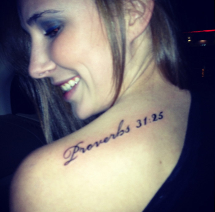 49 Extraordinary Quote Tattoos On Shoulder  Tattoo Designs  TattoosBagcom