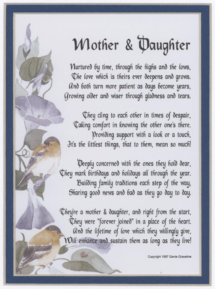 Bond Between Mother And Daughter Quotes Quotesgram