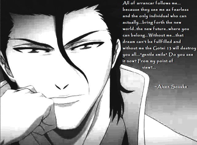 Sosuke Aizen Quotes.