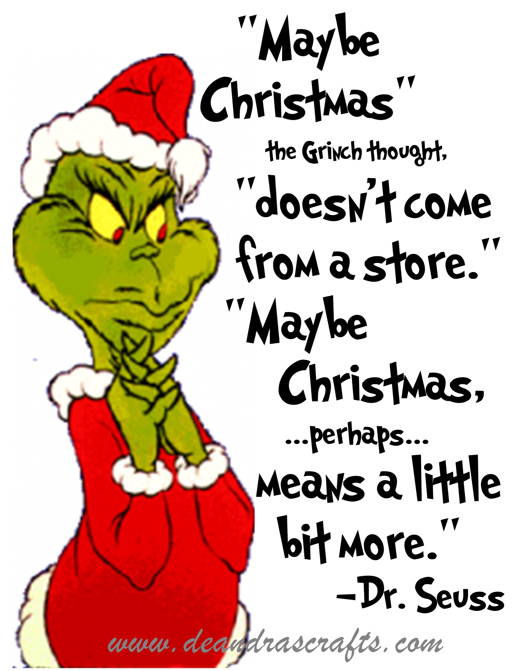 how the grinch stole christmas book quotes