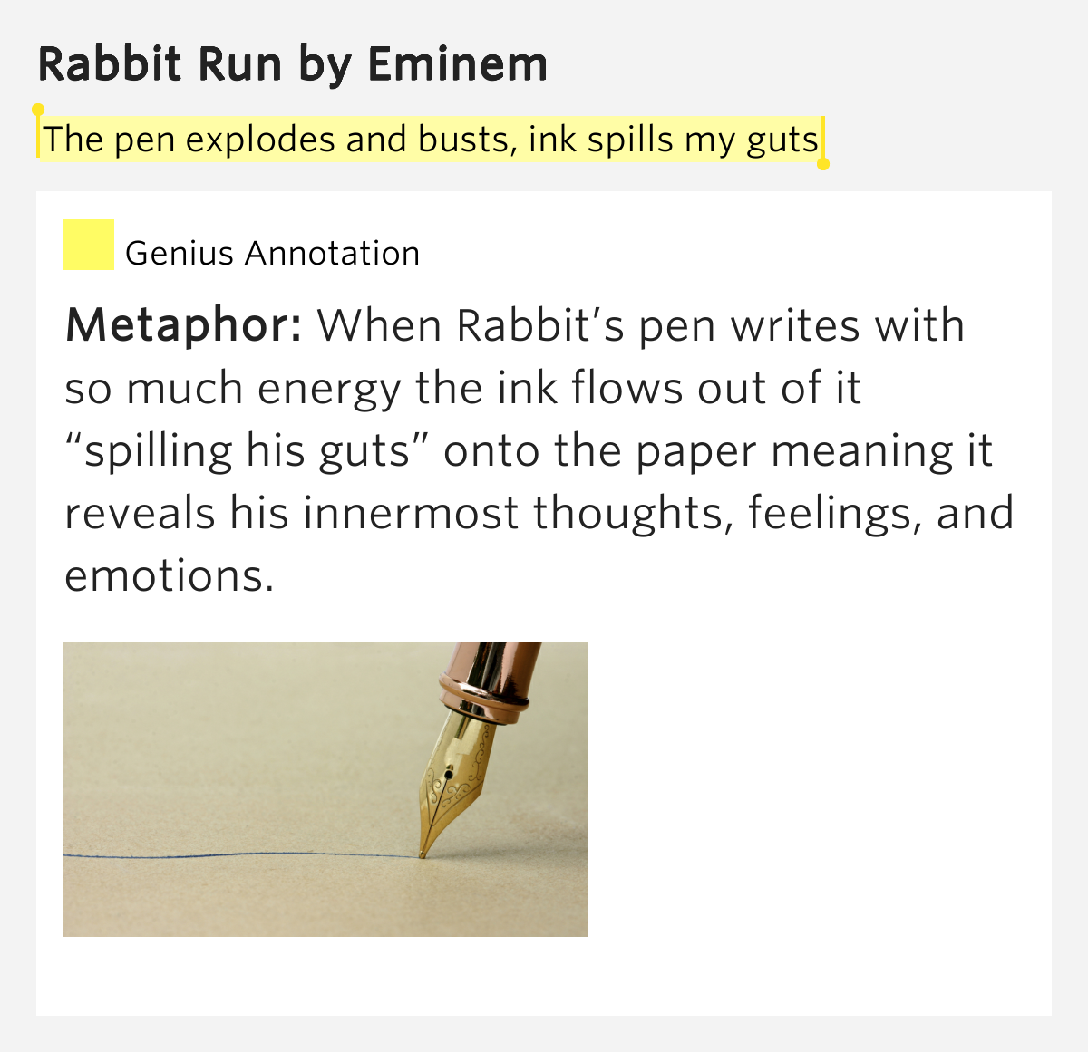 Rabbit Run Eminem Quotes Quotesgram Rabbit Run Eminem Quotes Quotesgram