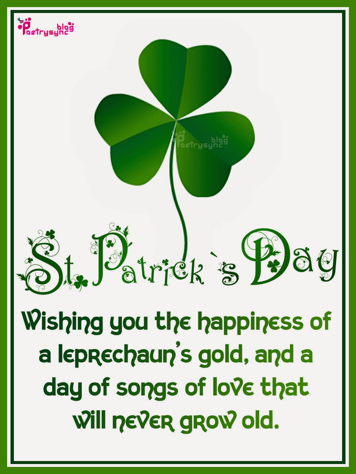 st patricks day family church service