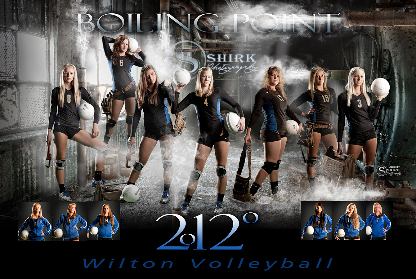 Team Volleyball Posters With Quotes.