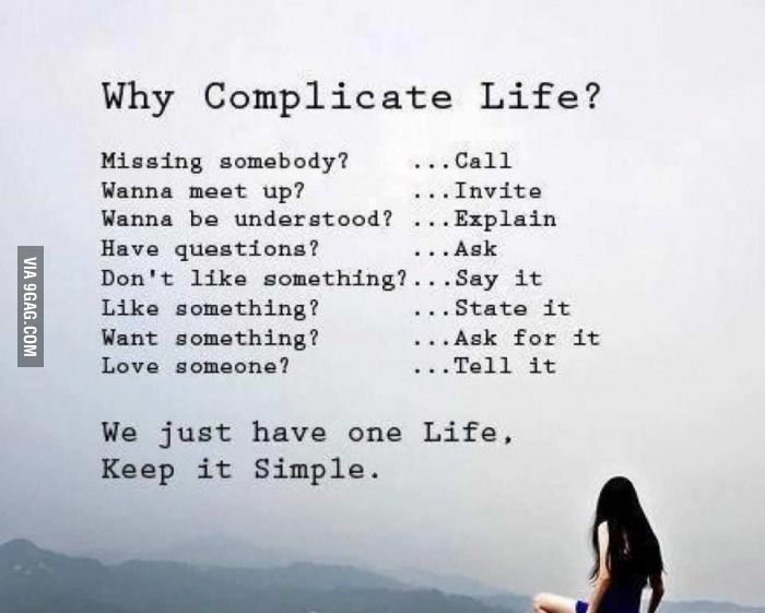 life keep it simple quotes