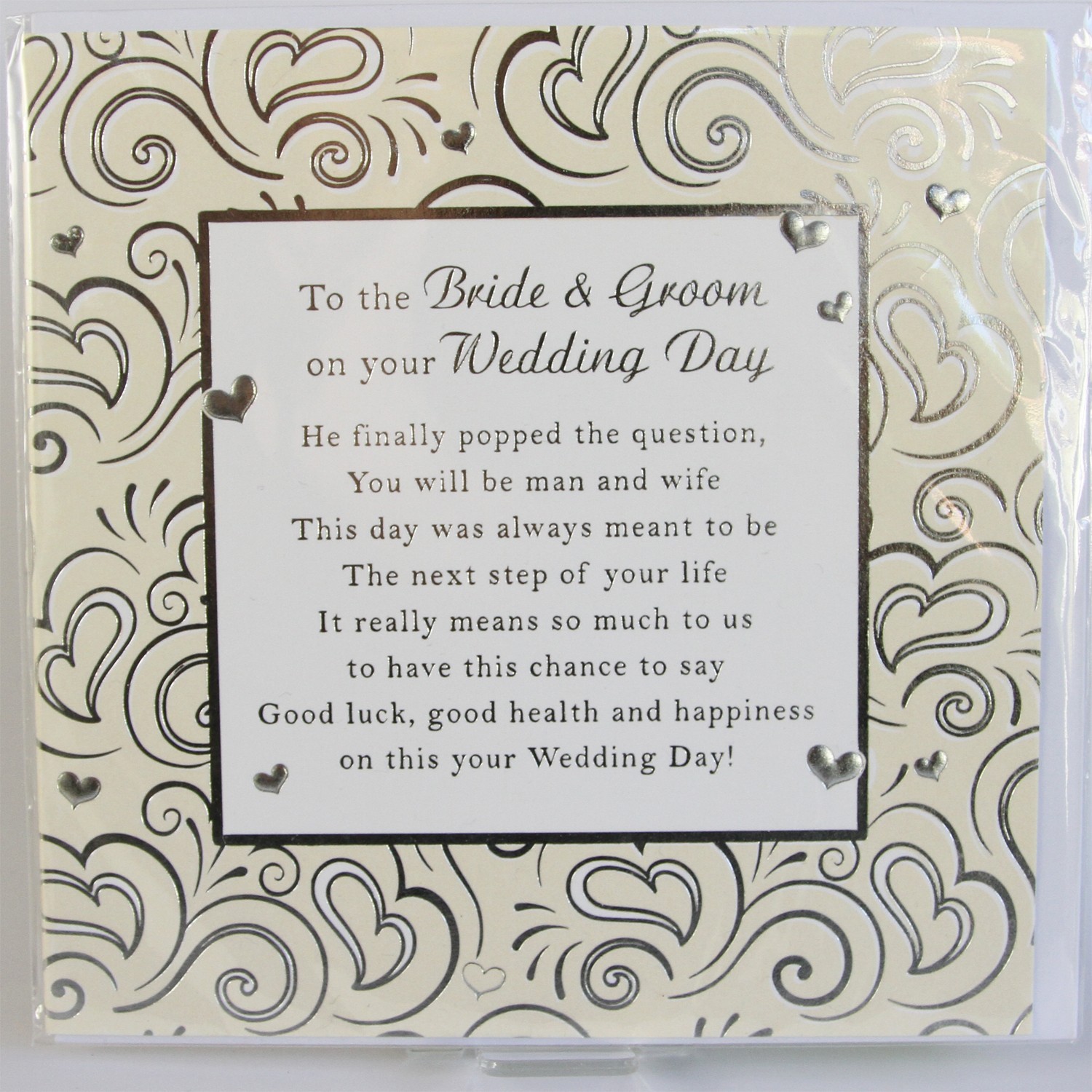 What To Say To The Bride And Groom In A Card