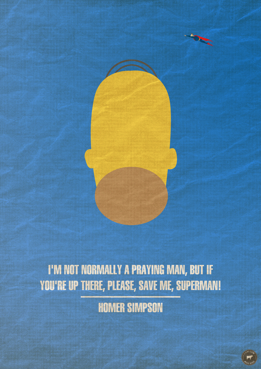 Homer Simpson quote about life worries