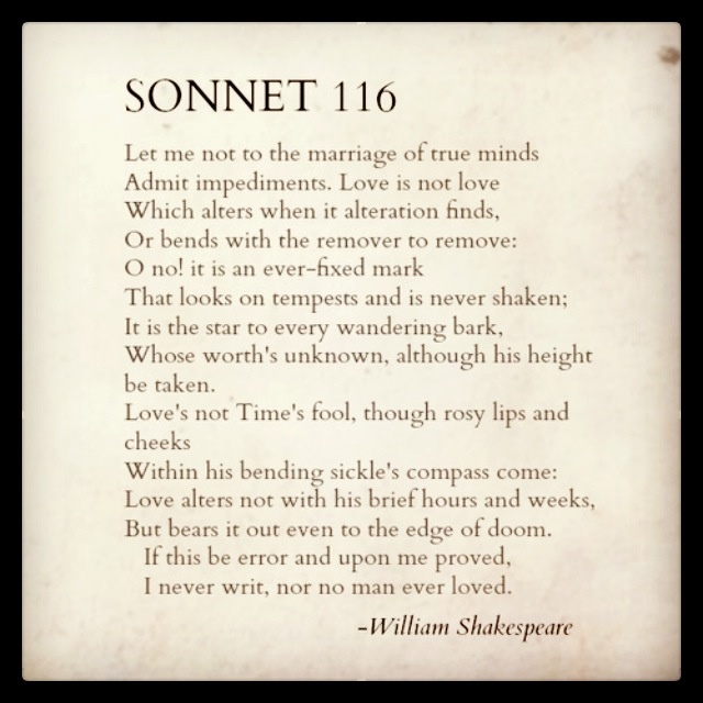 Famous Quotes Shakespeare Sonnet. QuotesGram