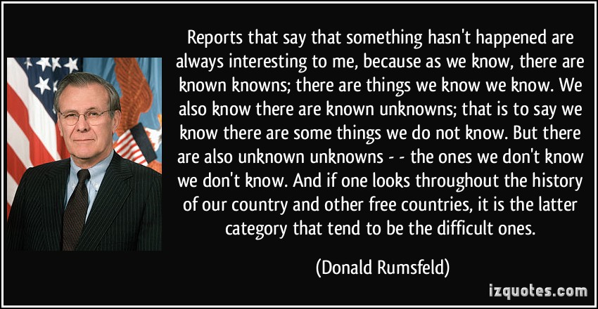 Donald Rumsfeld Quotes Quotesgram