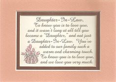 Facebook Quotes For Daughter In Law