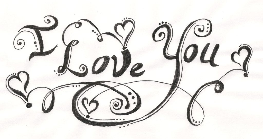 Written Letters I Love You Quotes.