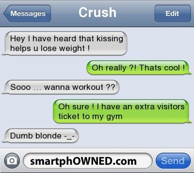 Texting your crush examples