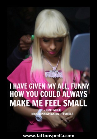 Nicki Minaj Quotes About. QuotesGram