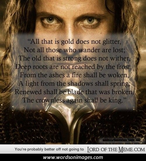 Inspirational Quotes From Lord Of The Rings. QuotesGram