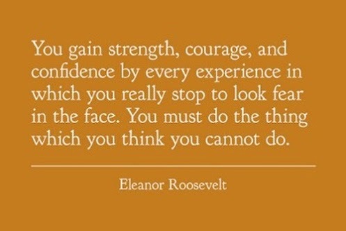 Eleanor Roosevelt Fear Quote Famous Fear Quotes Eleanor Roosevelt. Quotesgram
