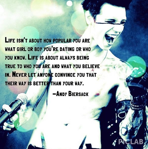 Andy Biersack Quotes And Sayings. QuotesGram