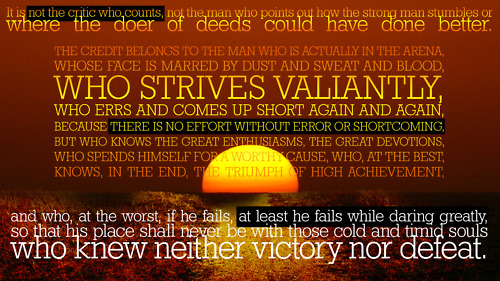 Ted The Arena Roosevelt Quotes Quotesgram