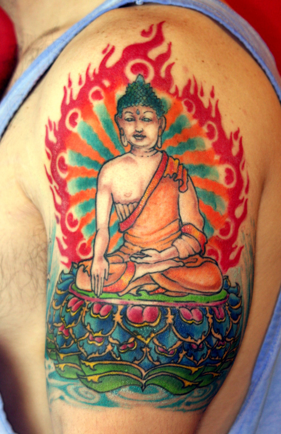 Wake up Tattoo Phuket-Buddha Tattoo