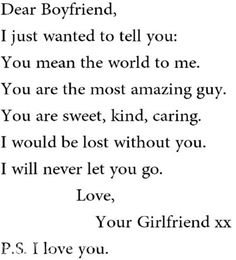Romantic sayings for boyfriend