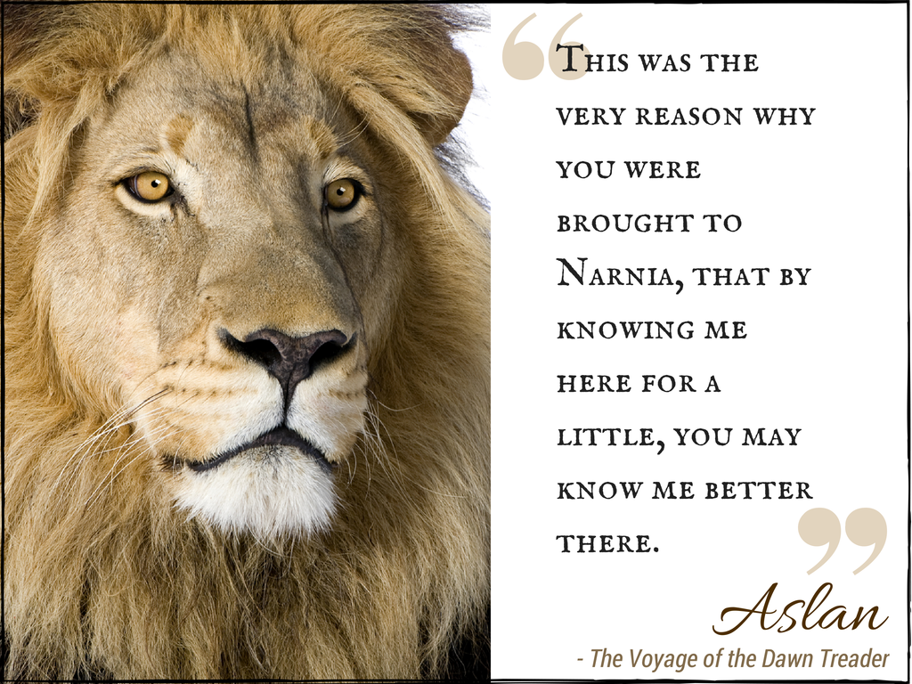 Aslan From Narnia Quotes. QuotesGram