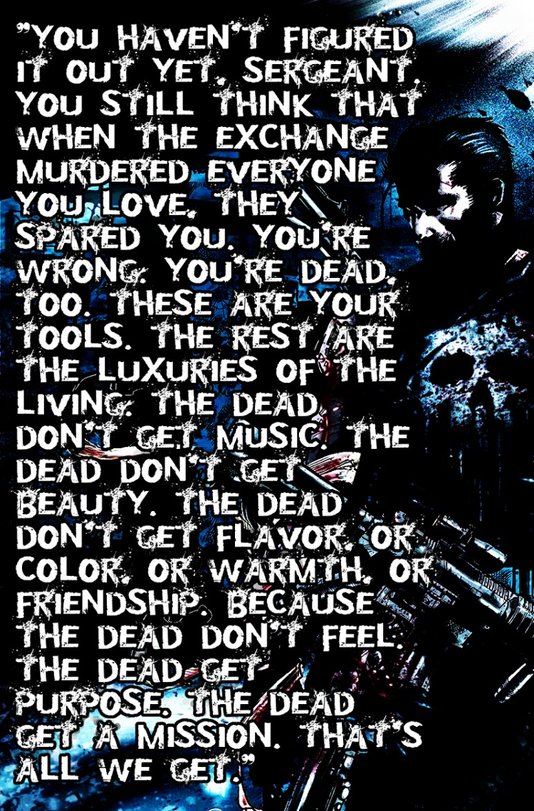 Punisher Comic Book Quotes Quotesgram