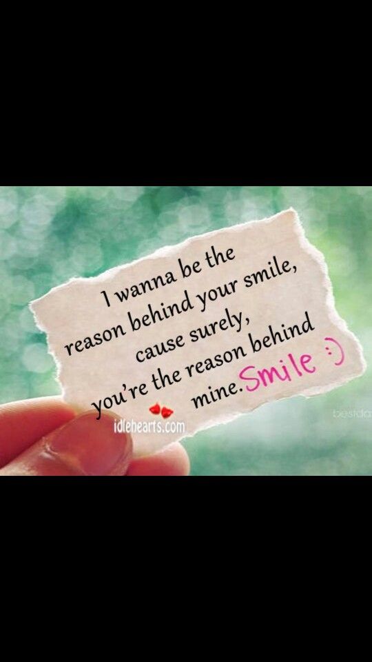 Your The Reason For My Smile Quotes Quotesgram