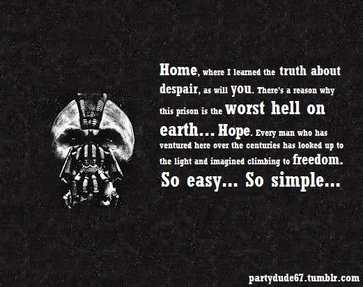 bane dark knight rises quotes