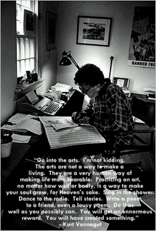 Kurt Vonnegut Art Quote Kurt Vonnegut Art Quotes Do It. Quotesgram