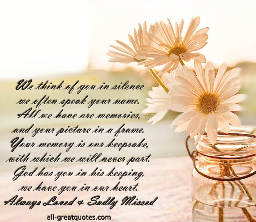 Often Think Of You Quotes. QuotesGram