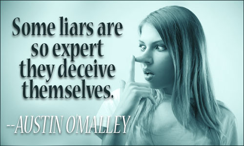 Unknown Quote on Lies in Love
