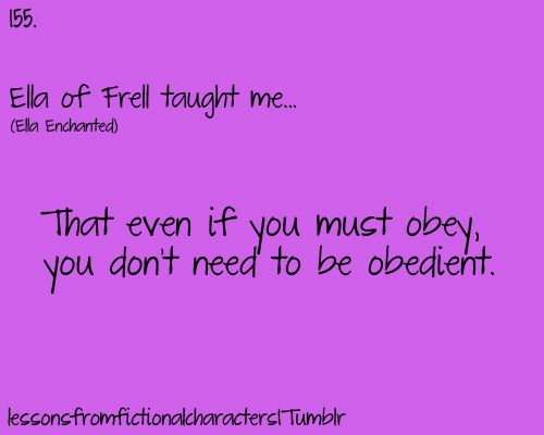 Ella Enchanted Book Quotes. QuotesGram